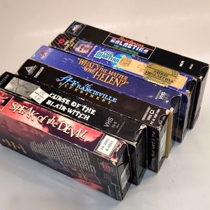 Lot of 6 scary movies/thriller/ Curse of the Blair Witch 1970s- 1980s  VHS tapes